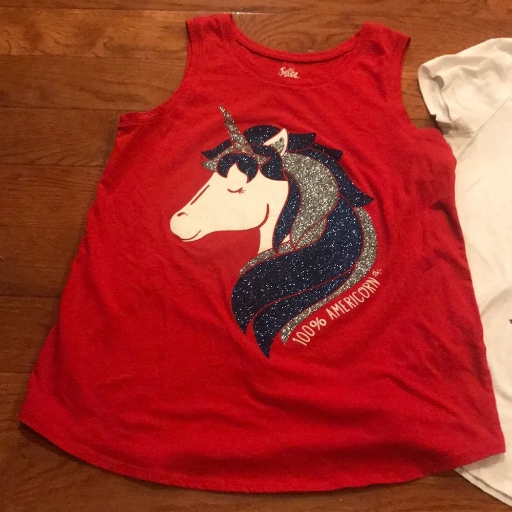 TWO Justice tops